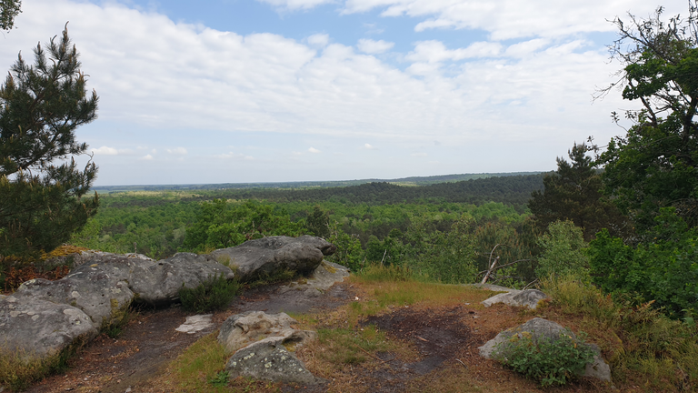 Looking north from the Tour de la Vierge