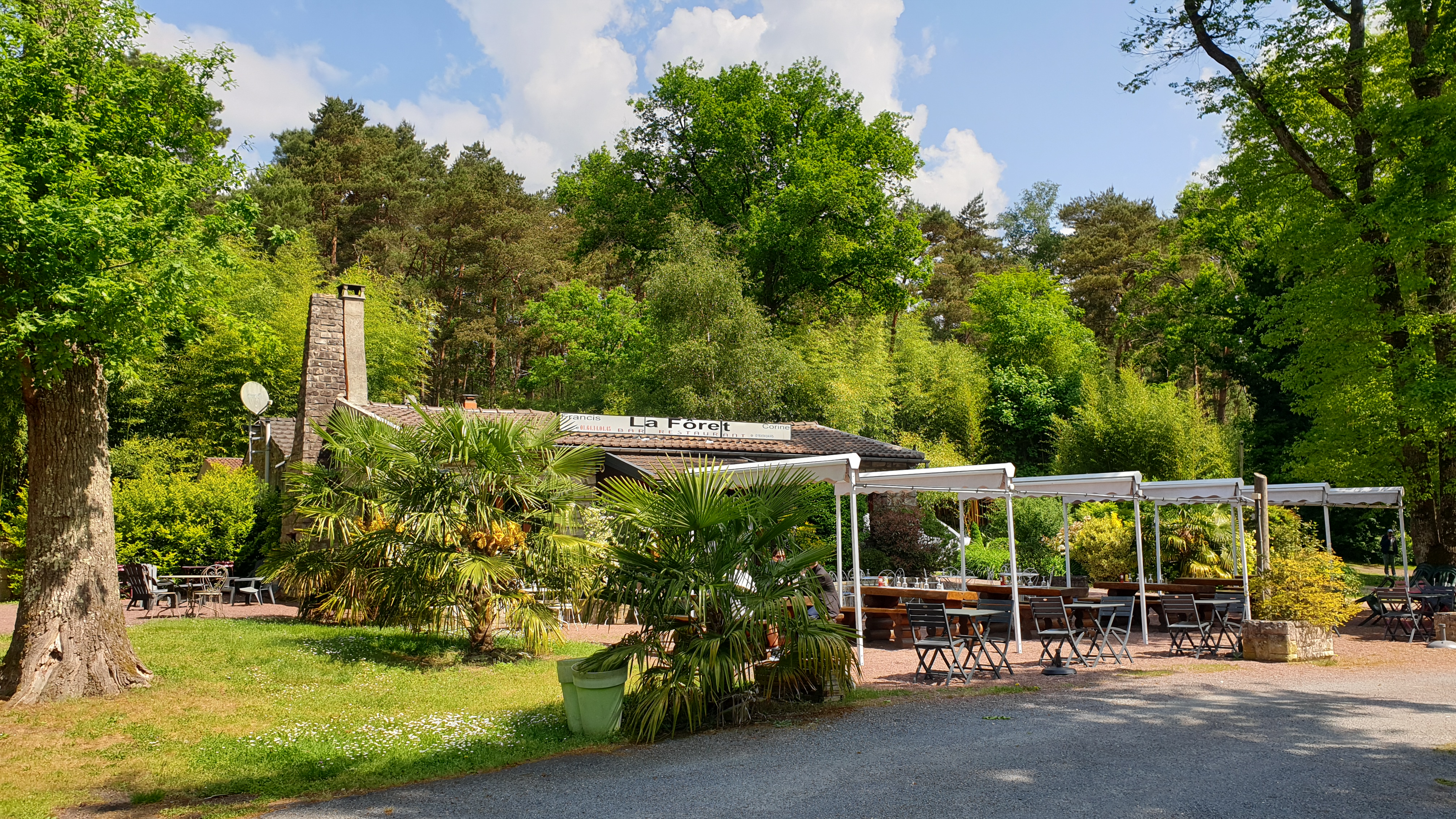 La Forêt restaurant near Arbonne La Forêt