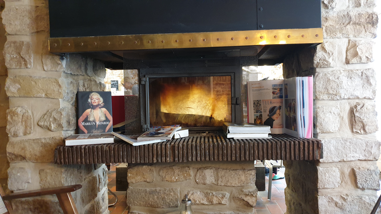 Fireplace for winter