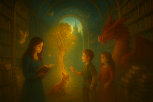 Inside a bookshop where the stories come alive with children being read to.