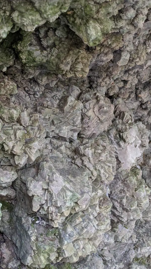 More crystalline structures.