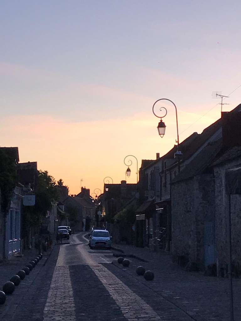 Sunset in Barbizon