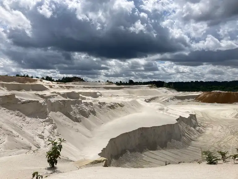 Sand mine at Bourron-Marlotte