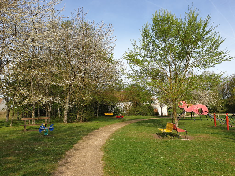 Ury park in Spring