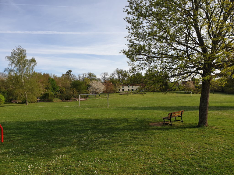 Looking over Ury park